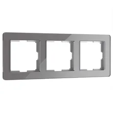 Изображение Рамка на 3 поста Acrylic (графит) W0032704